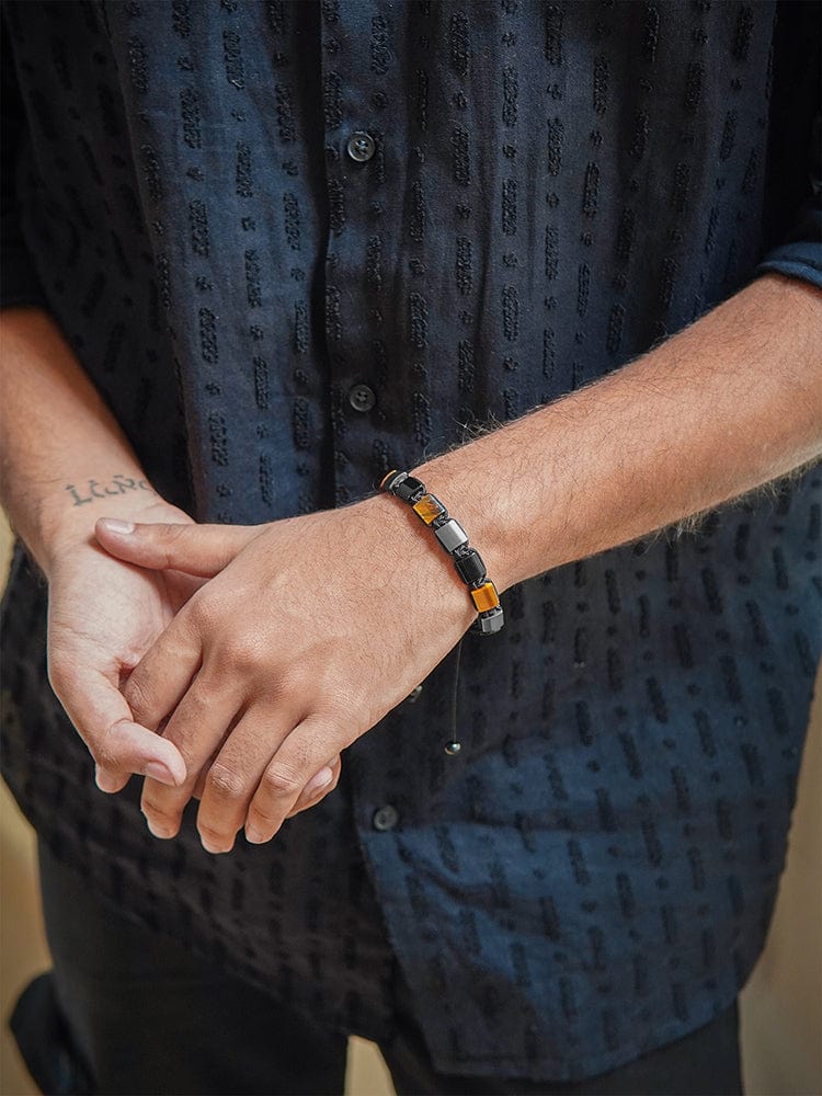 The Havana | Lapis Lazuli Beaded Bracelet