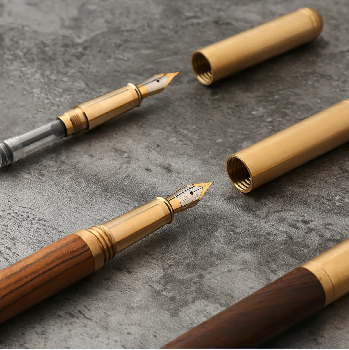 The Hemingway | Wood & Brass Fountain Pen