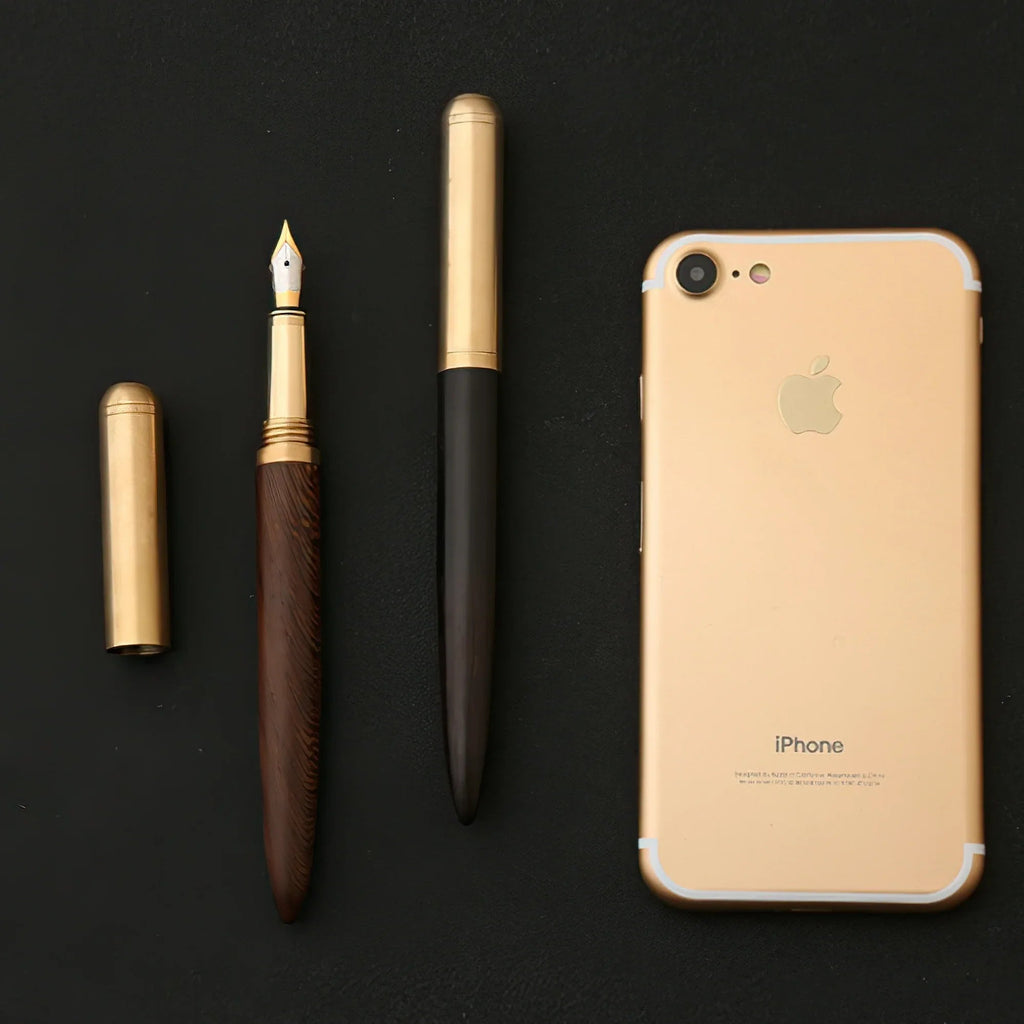The Hemingway | Wood & Brass Fountain Pen