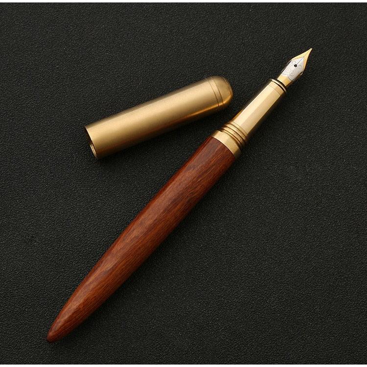 The Hemingway | Wood & Brass Fountain Pen