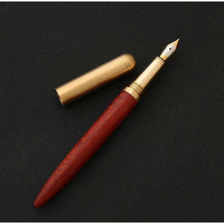 The Hemingway | Wood & Brass Fountain Pen