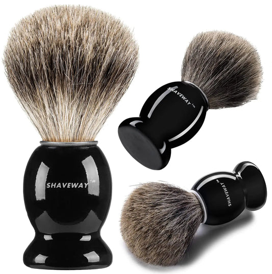 Shaveway 100% Pure Badger Shaving Brush Engineered to Deliver The Best Shave of Your Life. No Matter What Method You use Safety Razor Double Edge Razor Staight Razor or Shaving Razor. …