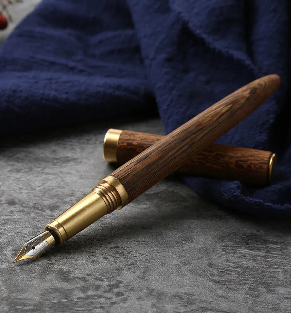 The Hemingway | Wood & Brass Fountain Pen