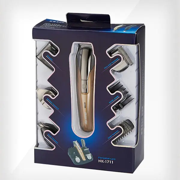 11-in-1 Electric Hair Clipper & Grooming Kit for Men