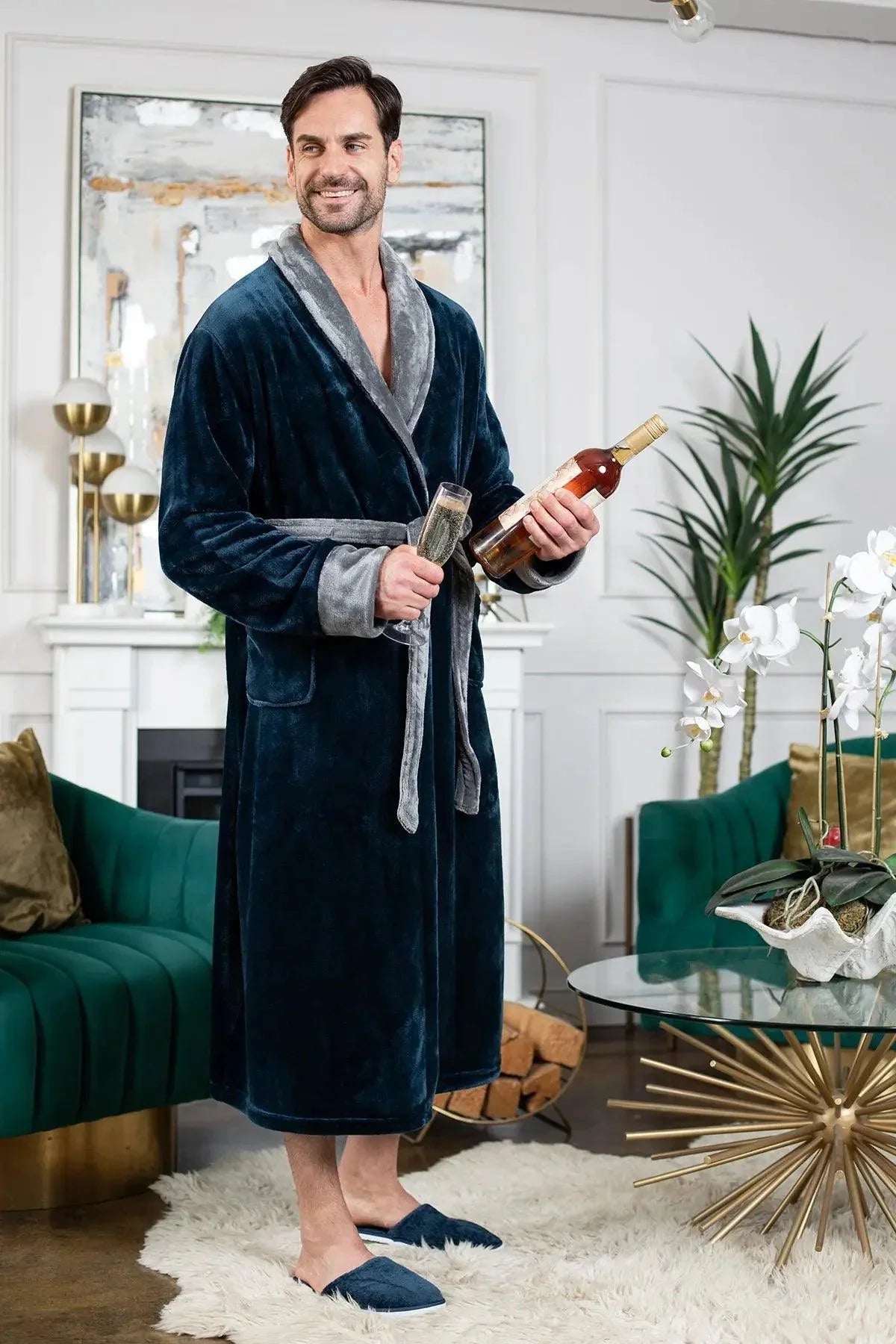 The Langston | Plush Lounge Robe