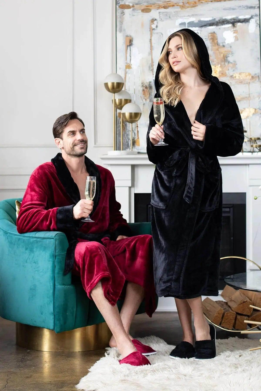 The Langston | Plush Lounge Robe