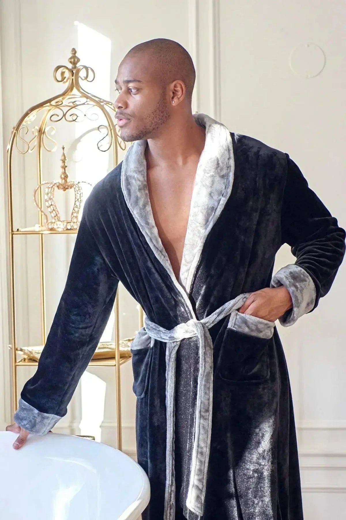 The Langston | Plush Lounge Robe