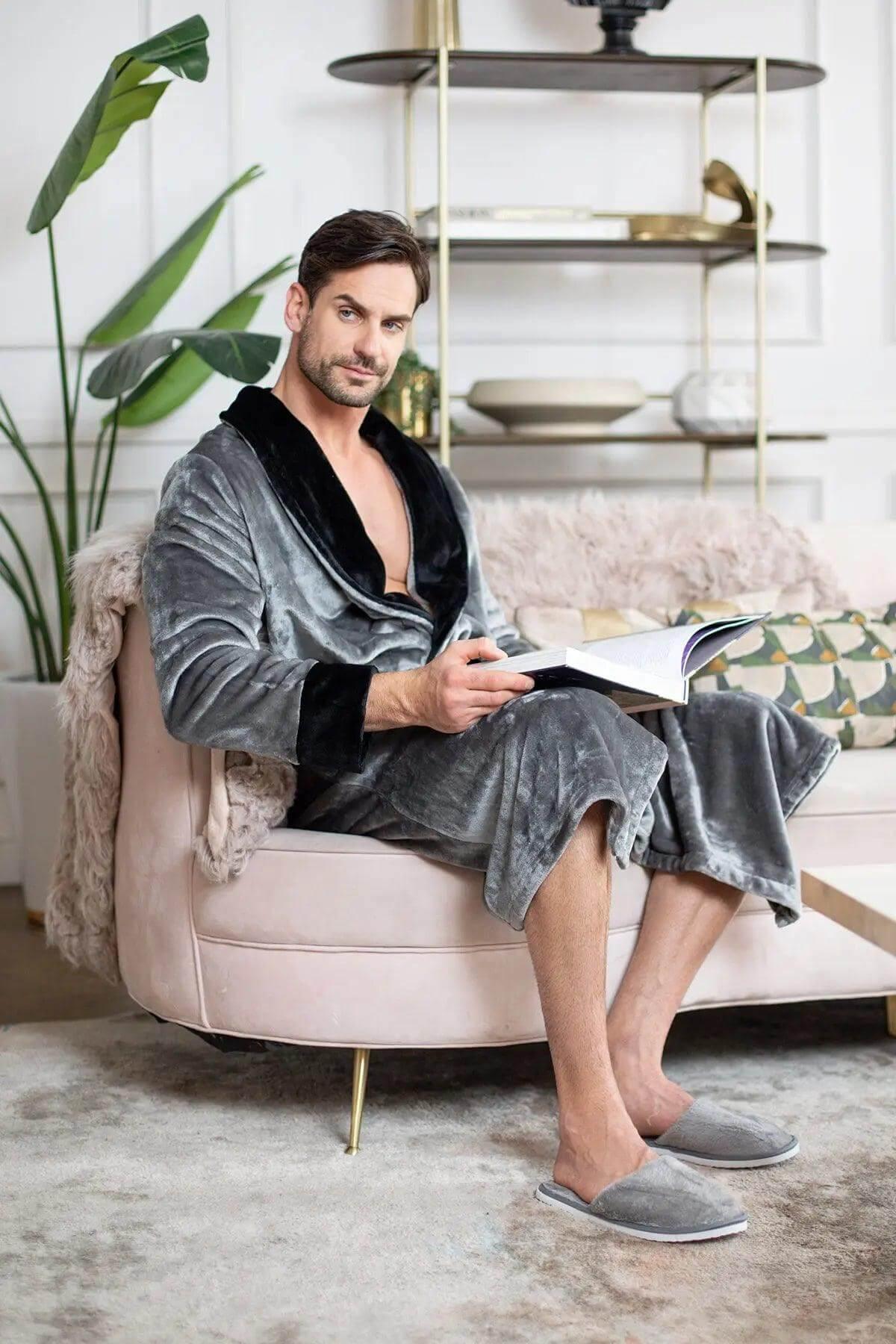 The Langston | Plush Lounge Robe