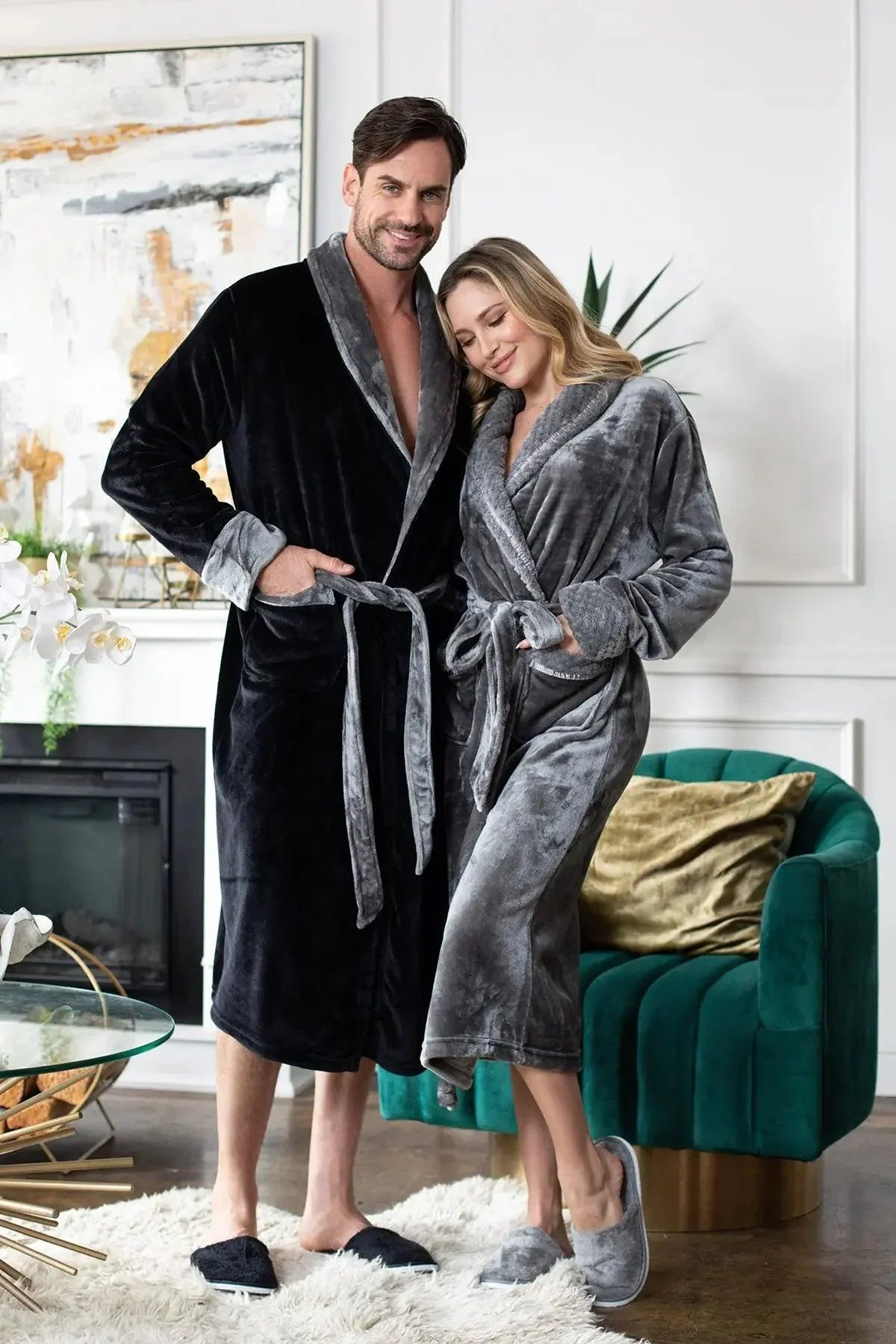 The Langston | Plush Lounge Robe
