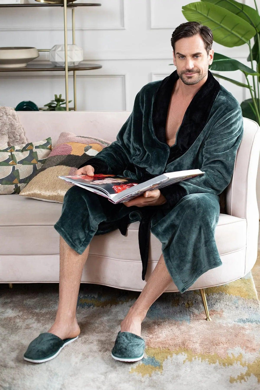 The Langston | Plush Lounge Robe