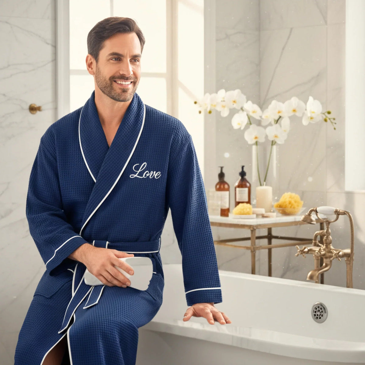 The Beaumont | Waffle Lounge Robe