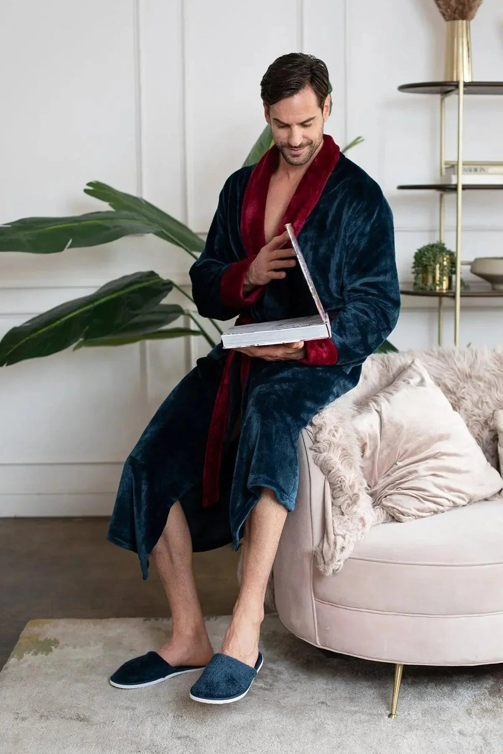 The Langston | Plush Lounge Robe