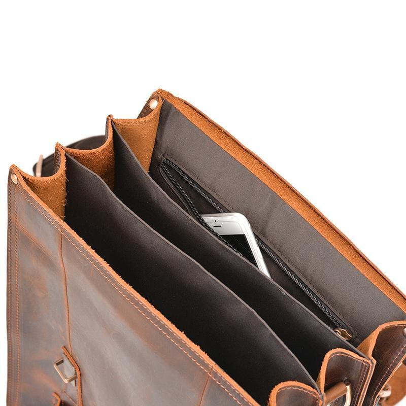 The Garth | Vintage Leather Backpack