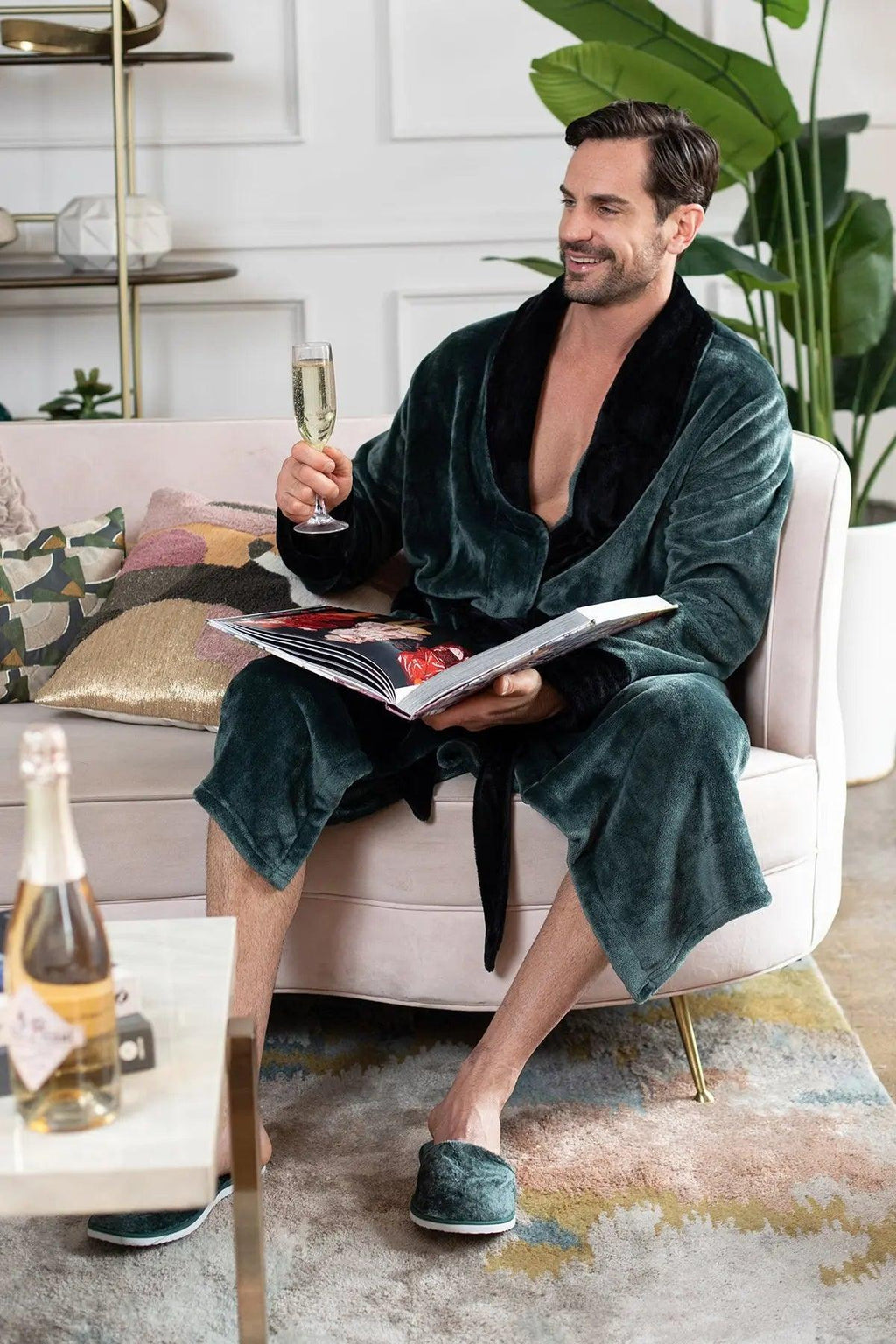 The Langston | Plush Lounge Robe