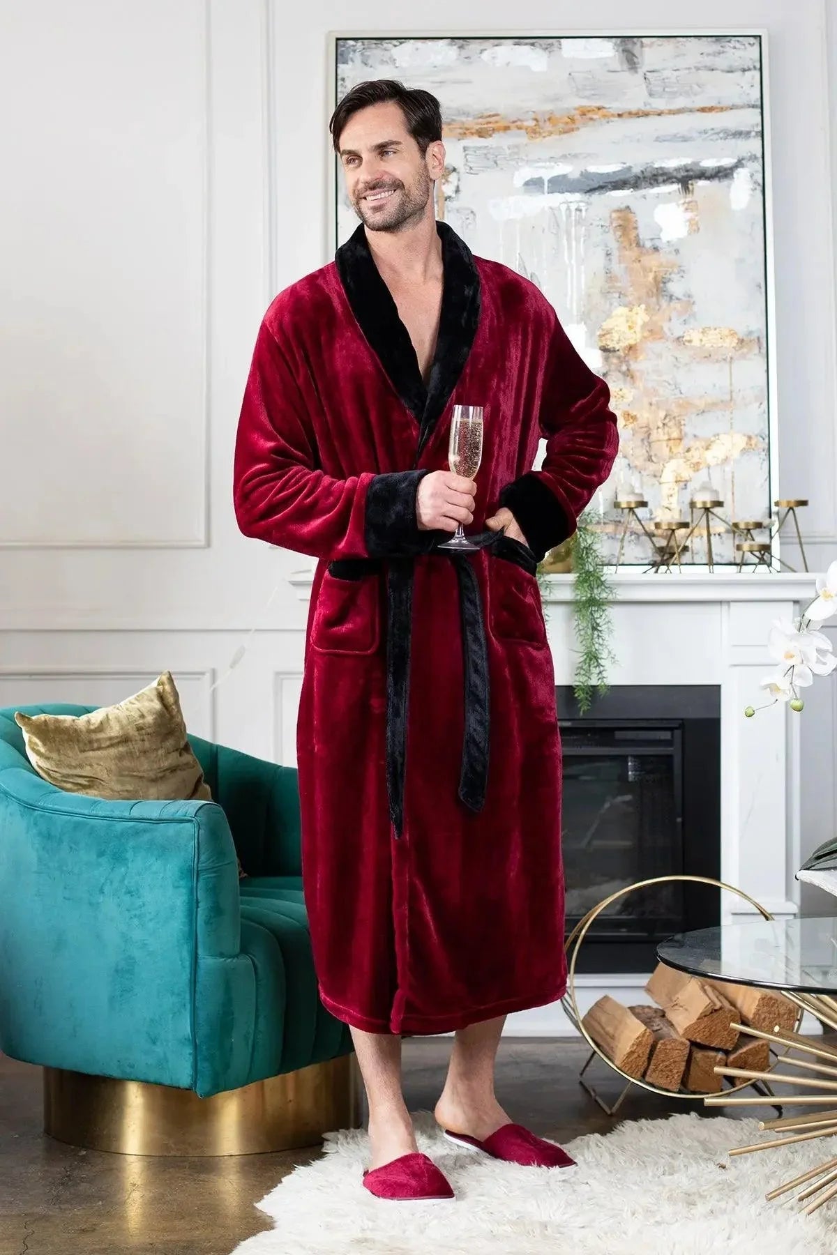 The Langston | Plush Lounge Robe
