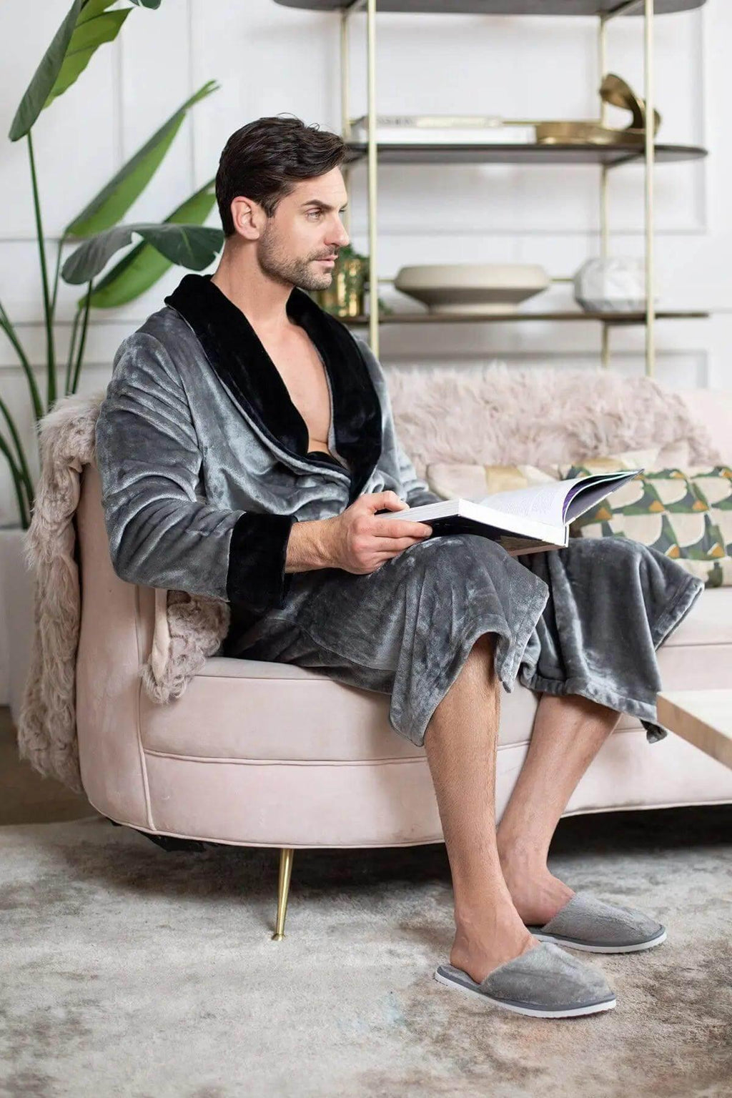 The Langston | Plush Lounge Robe