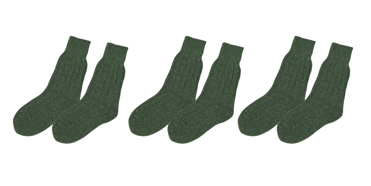 The Milano | Wool & Silk Socks — 3 Pack