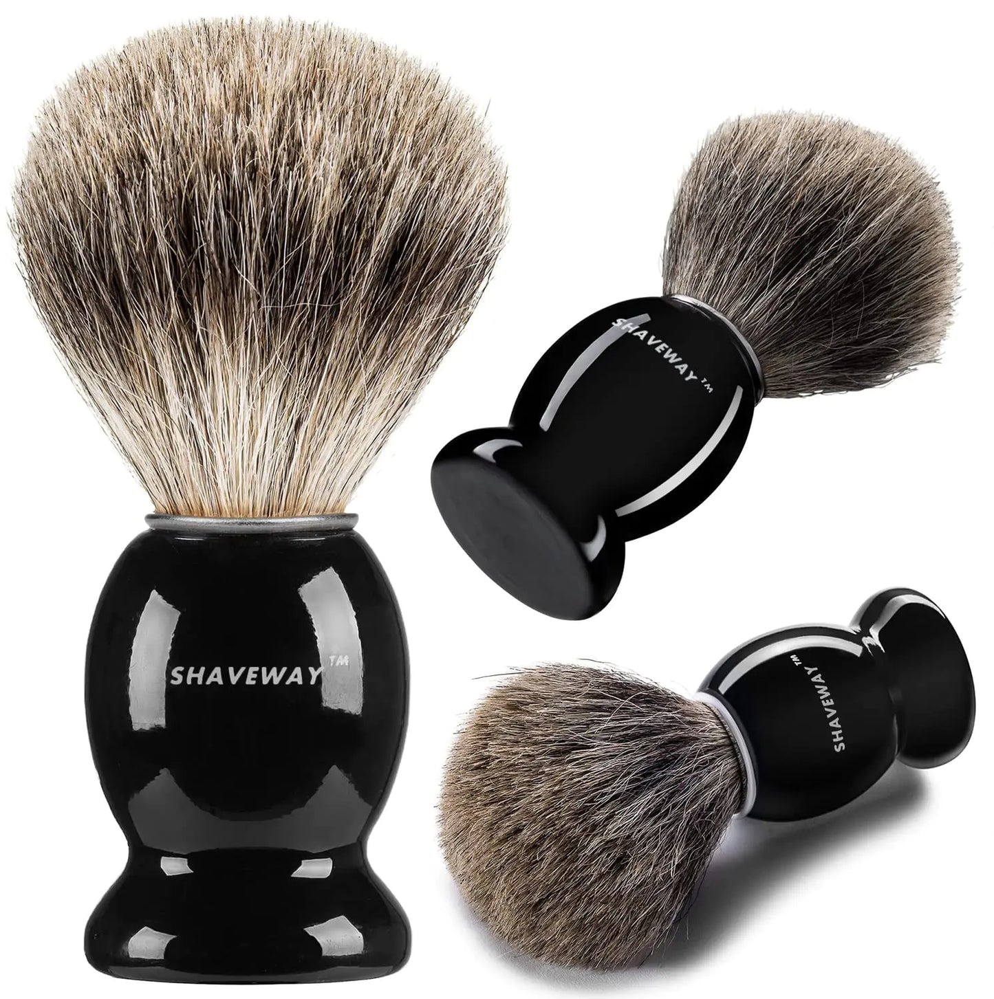 Shaveway 100% Pure Badger Shaving Brush Engineered to Deliver The Best Shave of Your Life. No Matter What Method You use Safety Razor Double Edge Razor Staight Razor or Shaving Razor. …